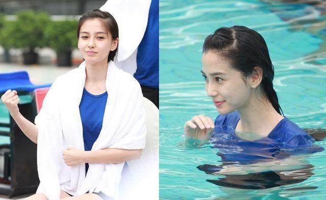 baby杨颖入驻蜡像馆,与蜡像甜蜜合影,网友:蜡像太丑毁形象了_柳岩