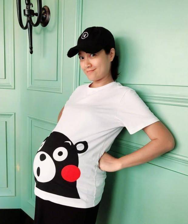 朱丹:不是说明星怀孕不会胖吗?看来我不是明星_体重_照片_都会