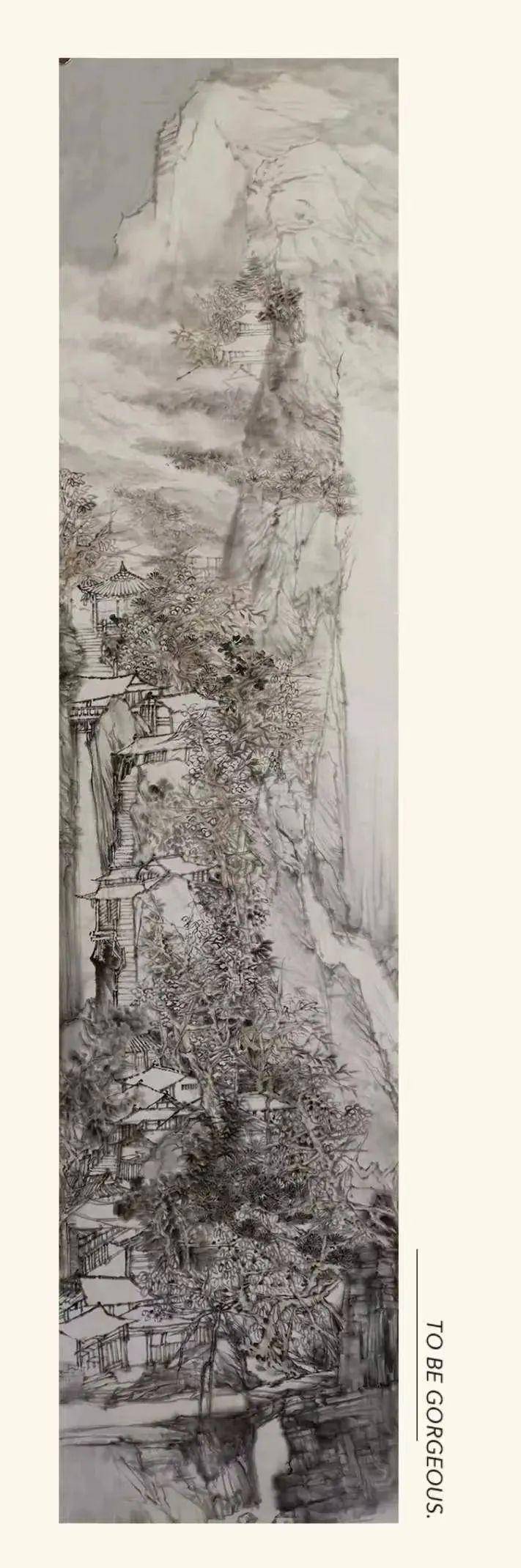 赵建华水墨丹青之《龙州长卷》