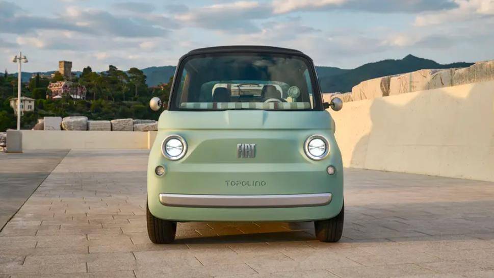 2024菲亚特米老鼠,手持小风扇,带沐浴系统,这样的电车你见过吗