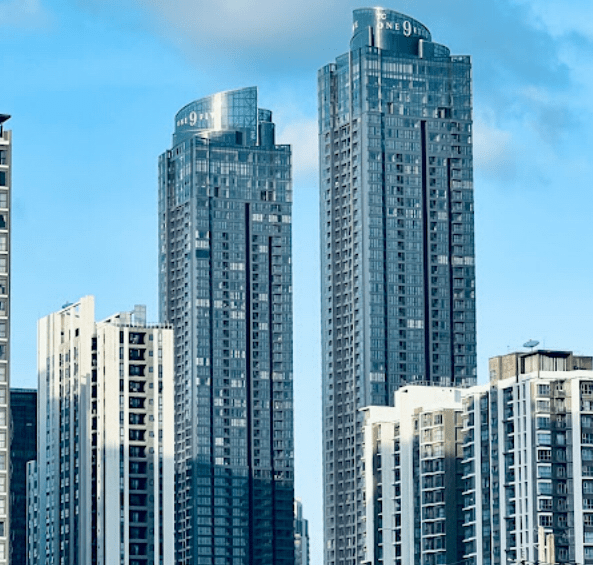 泰国曼谷"双子塔"公寓:one9five,拉玛9区楼王_项目_机场_区域