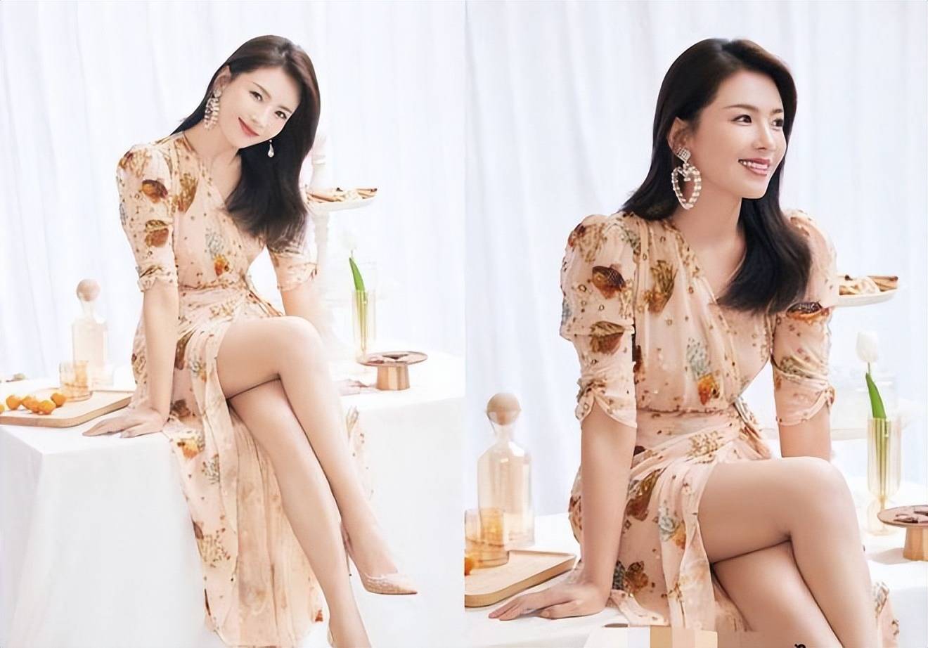 看了44岁刘涛的穿搭,才发现:中年女人这样穿裙子,美得优雅大方_时尚