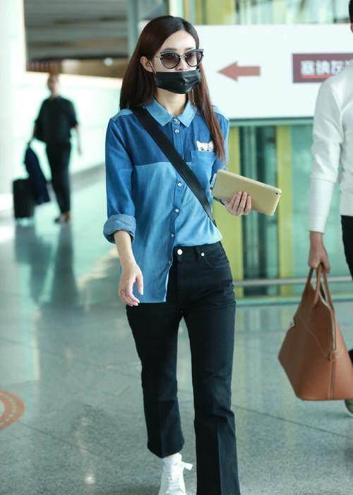 赵丽颖衬衫配上九分裤清纯不差周冬雨,却被网友嘲笑买不到鞋子!