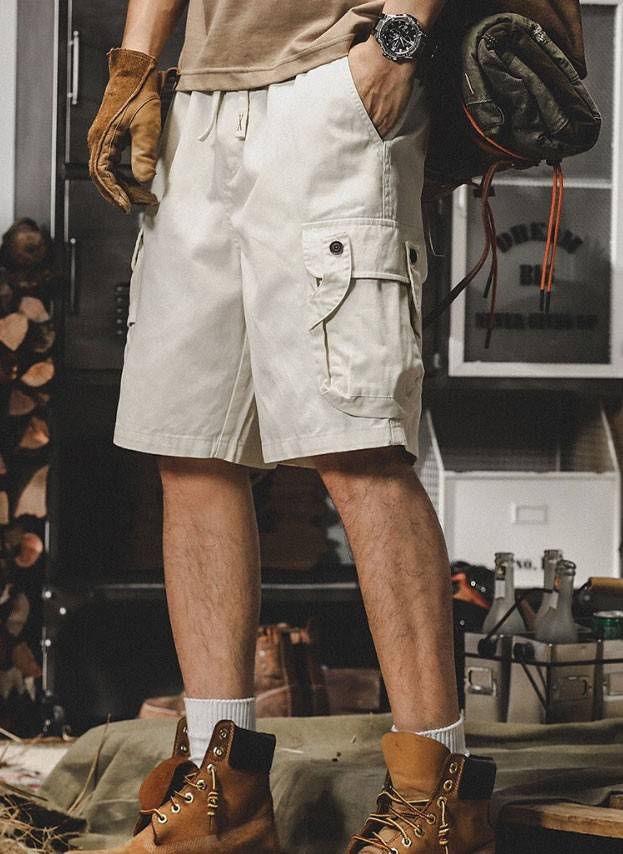 夏日硬汉风穿搭,重磅复古的工装短裤,让你轻松展现美式街头时尚_魅力