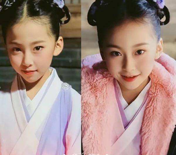 10岁的她太优秀,和成毅合影太有爱_牟紫柔_剧中_扮演者