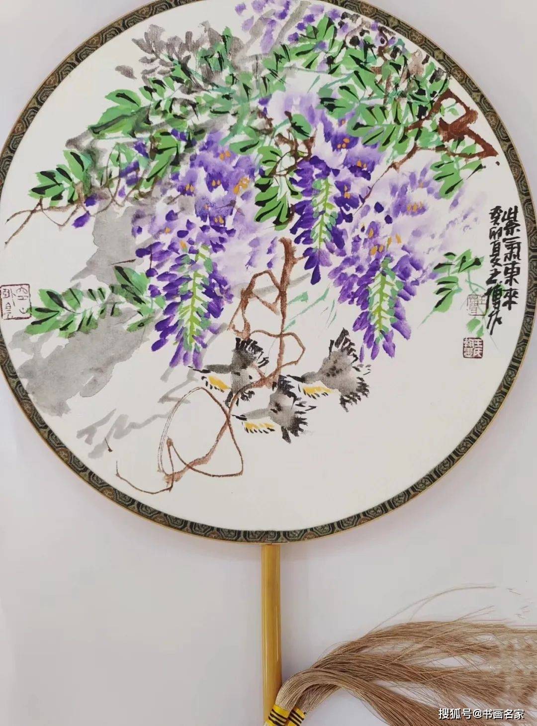 艺术中国 ▏清风徐来,王博画扇艺术_作品_笔墨_淄博