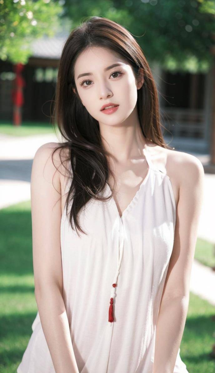 甜美优雅超美少女高级人像摄影艺术照_笑意_后人_人马