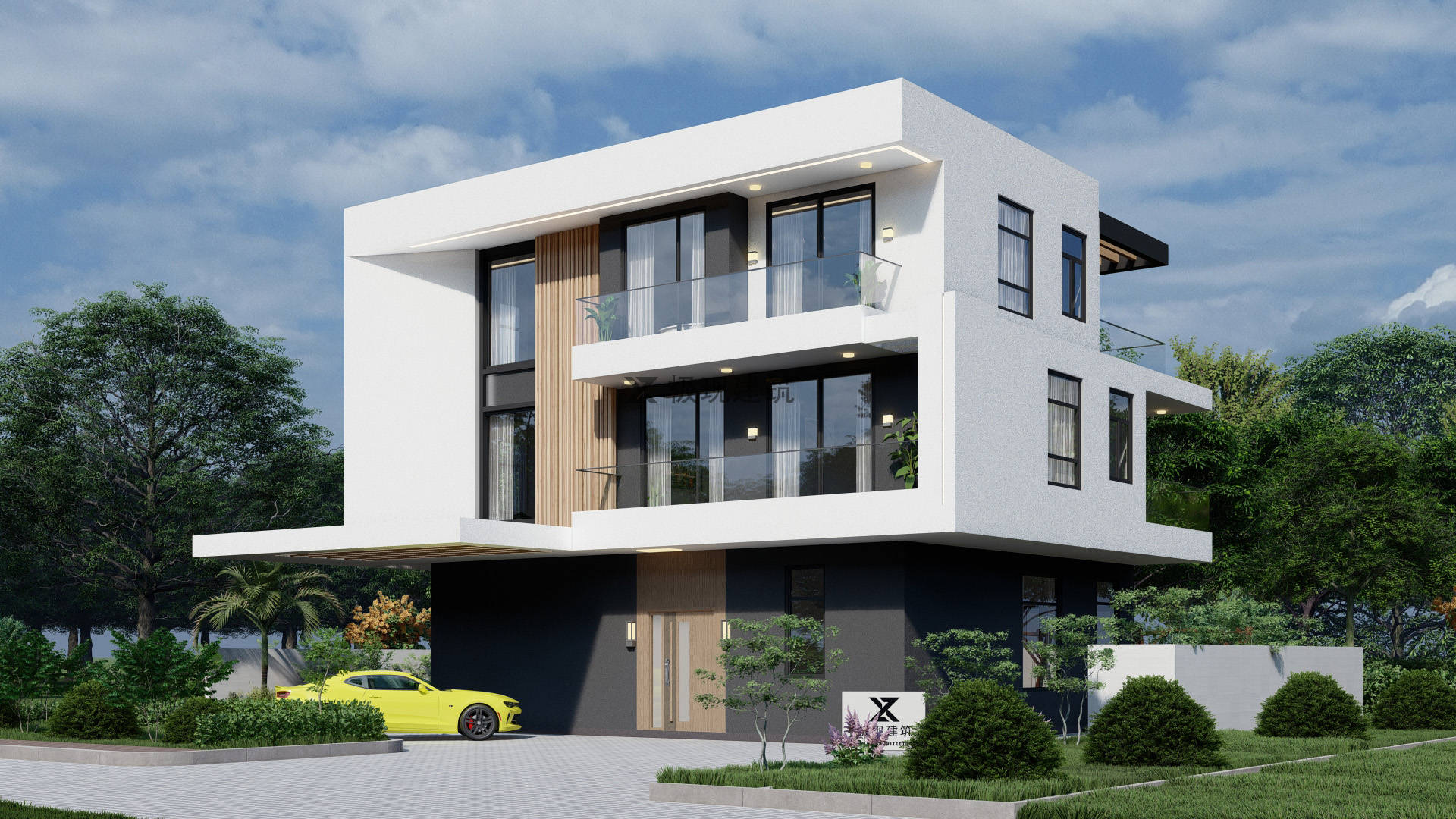 三层现代风格自建别墅,极简主义的家_建筑_要求_项目