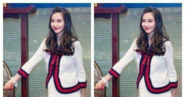 赵丽颖撞衫杨颖白色针织外套,衣品大爆发美的不只一点点_职业_造型