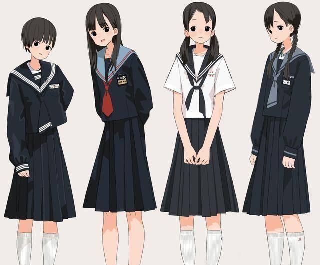 把jk制服的格裙套在上半身,还自称新穿法?