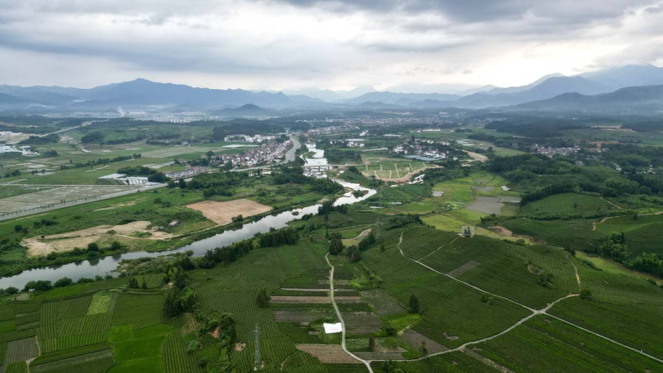 罗磊做市商 寒溪村_浮梁_大地_无人机