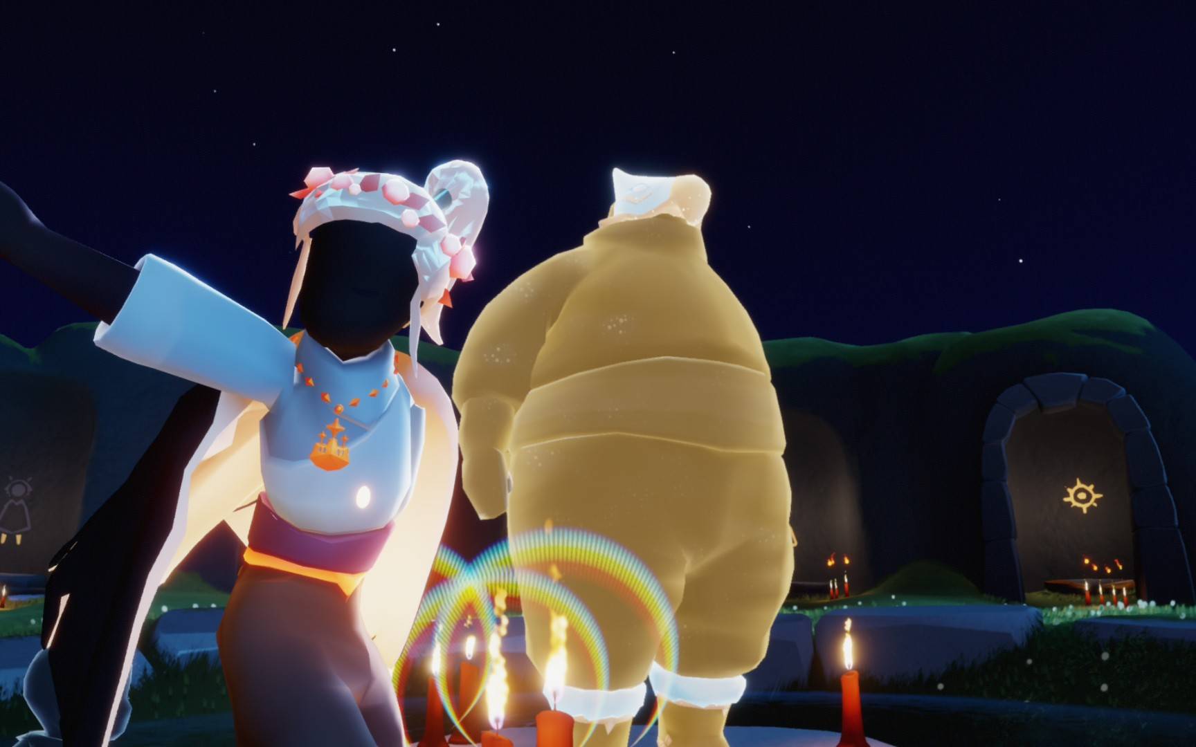 这位先祖给大家带来的礼物有自拍大棉裤,大棉裤,长嘴面具,乐谱,预算