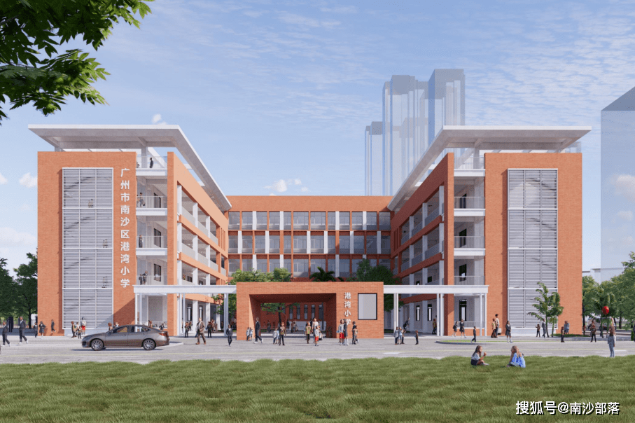 南沙这所学校扩建,颜值与实力并存!_建设_港湾_小学