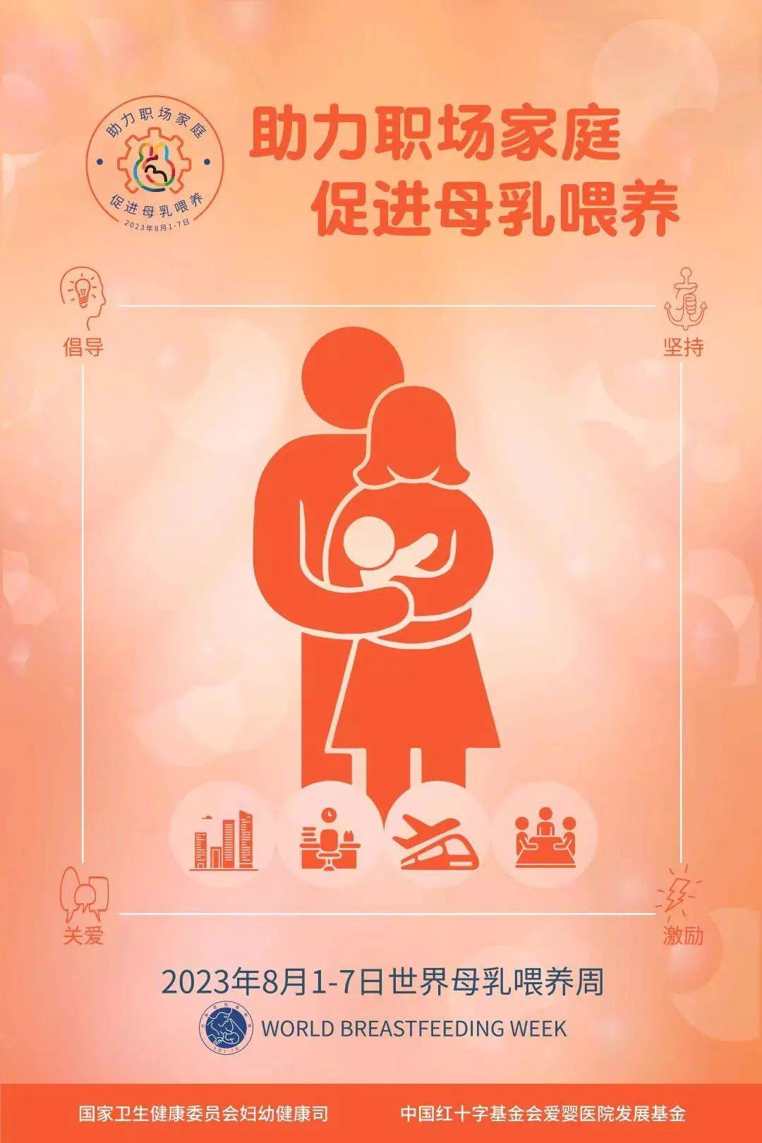 2023年世界母乳喂养周:助力职场家庭 促进母乳喂养_指导_活动_咨询