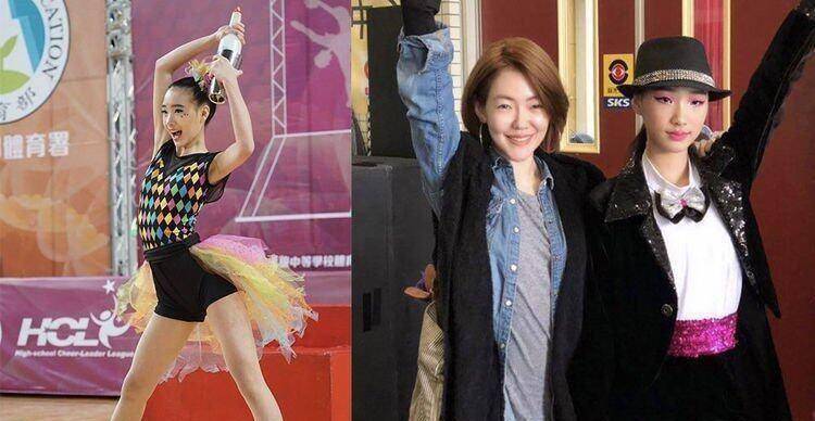小s一向热爱尊巴舞,许曦文也继承了妈妈的舞蹈细胞,之前就曾参加比赛