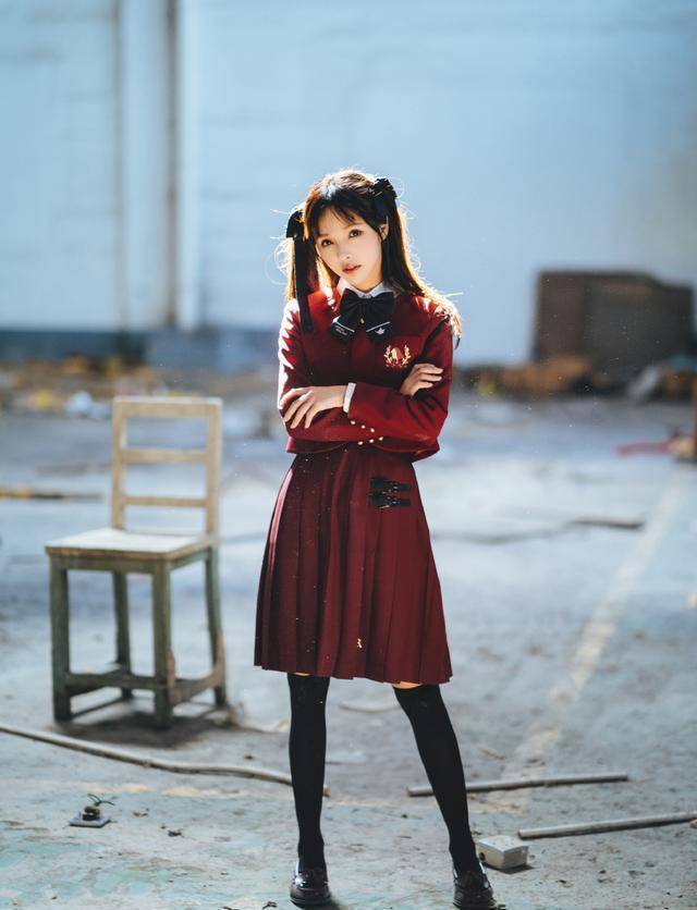 "小红帽"主题的jk制服长什么样?