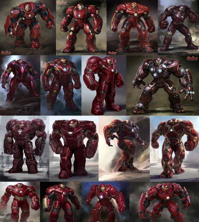 《复仇者联盟4》6大钢铁战甲,女钢铁侠首登场,反浩克三代什么样_马克