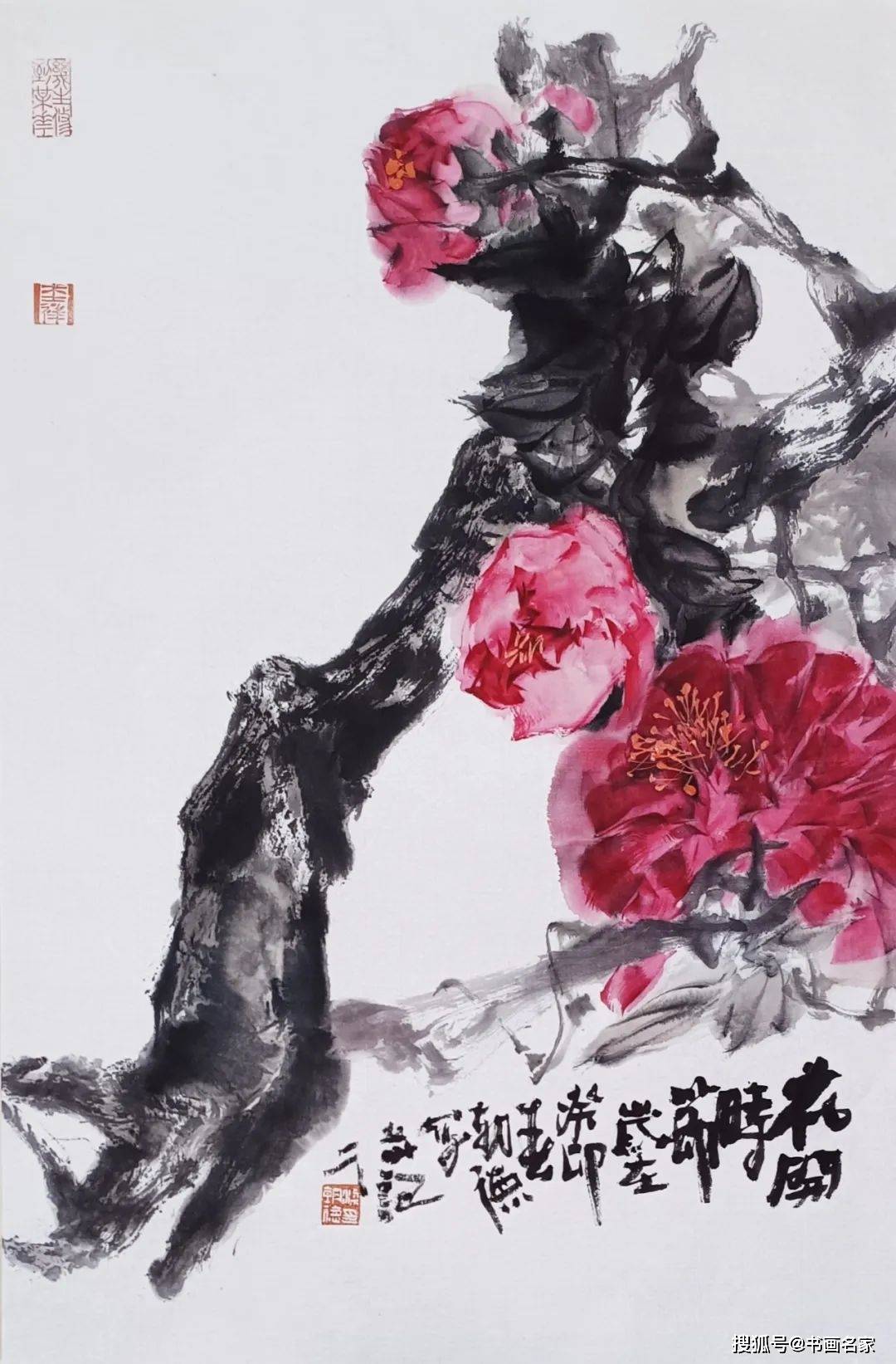 每平尺2016年被评选为当代三十位最具学术价值与市场潜力花鸟画家之一