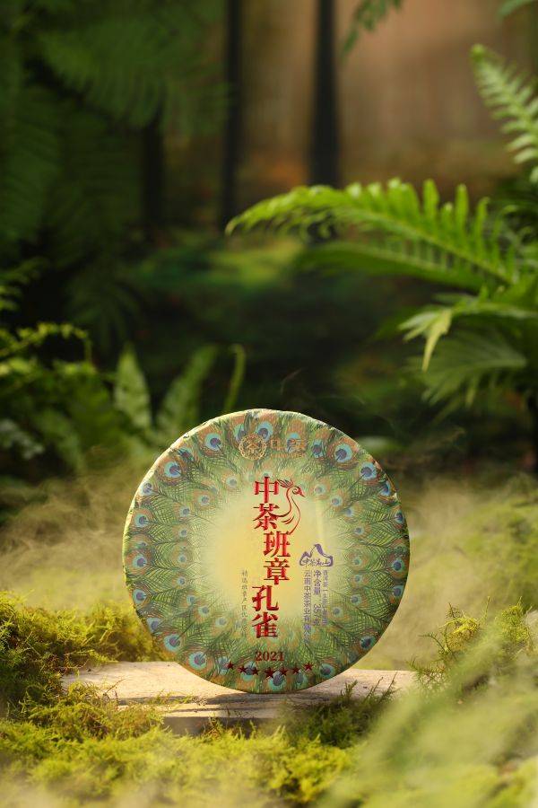2021中茶班章孔雀(七星)| 众望所归,演绎传奇典藏风范_烟香_普洱茶