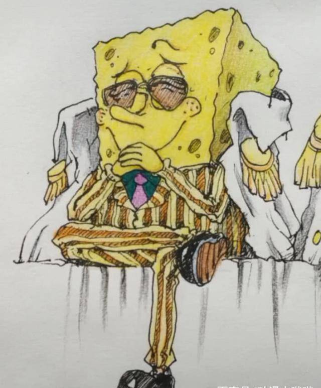 《海贼王》三大将被海绵宝宝cos后,海绵宝宝滑稽,派大星威猛!