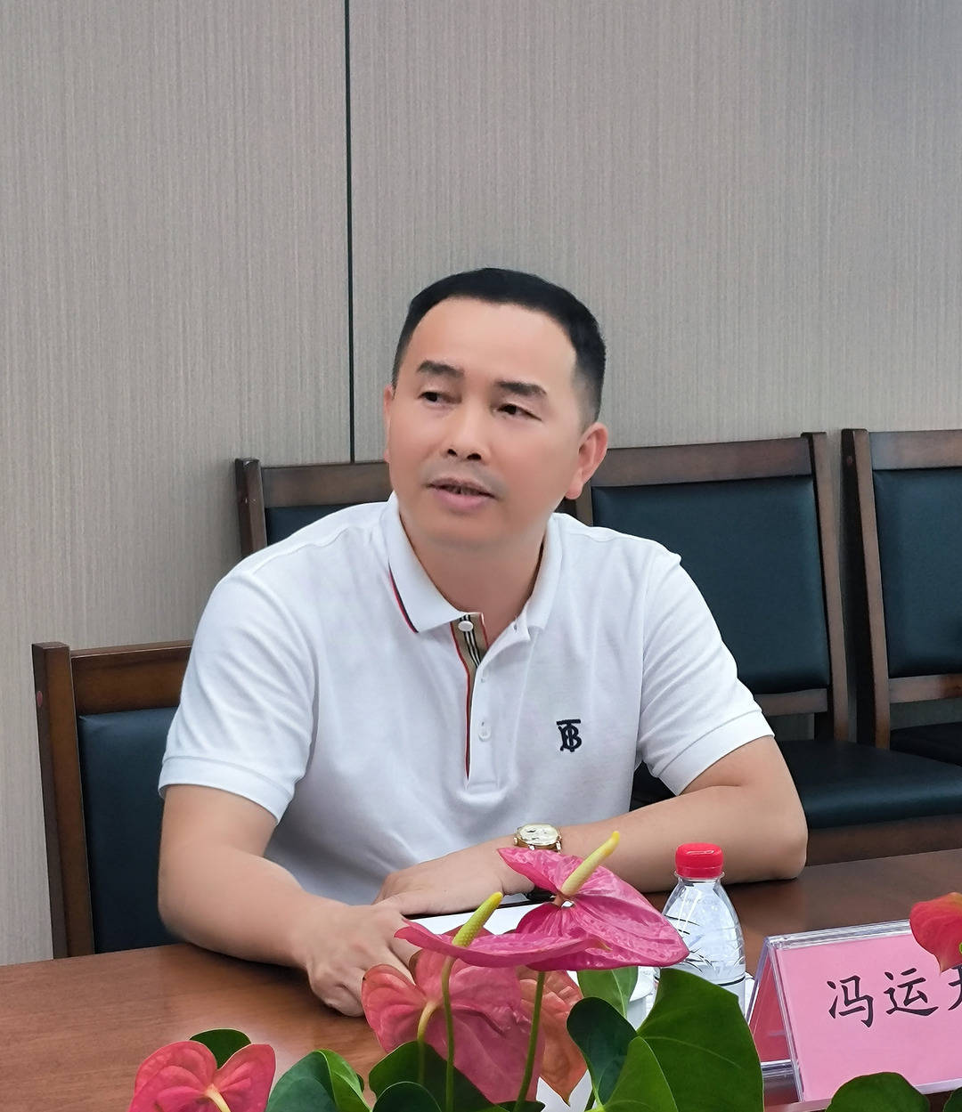 广东省茂名市电白区委副书记,区长陈研一行莅临海南省沉香产业联合会