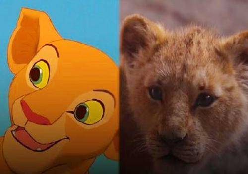 《狮子王》全员写实化,辛巴的表情不太自然,娜娜则多了一份呆萌