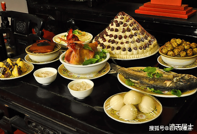 若要放供菜,可以六样,加一碗饭为宜.