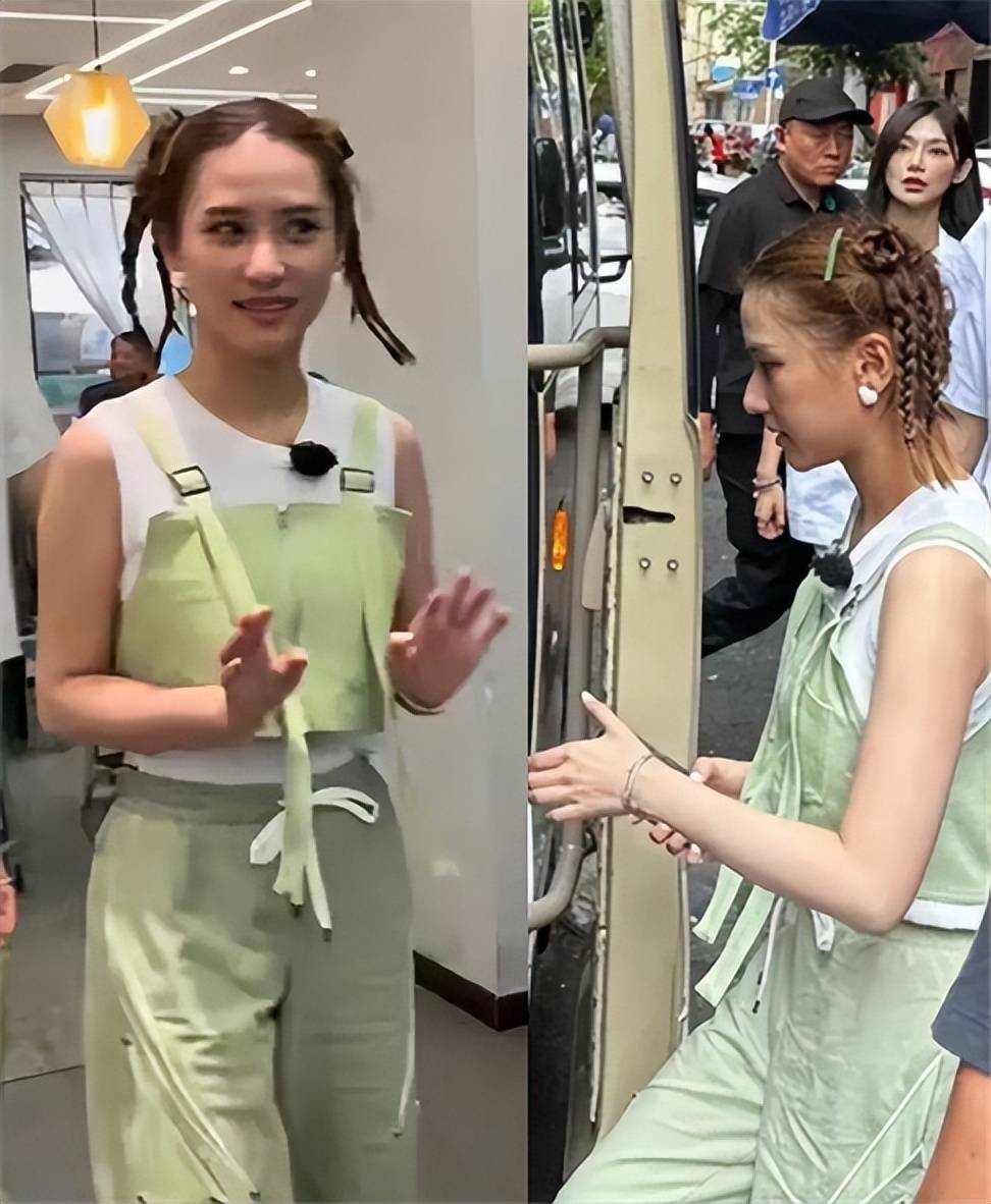 何超莲被曝婚变后现身,素颜气色差脸上爆痘,扎拳击辫似小学生_皮肤