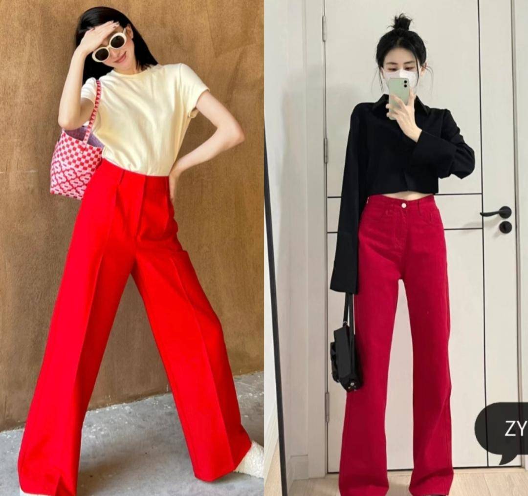 红色配什么颜色_上衣_时尚_感觉