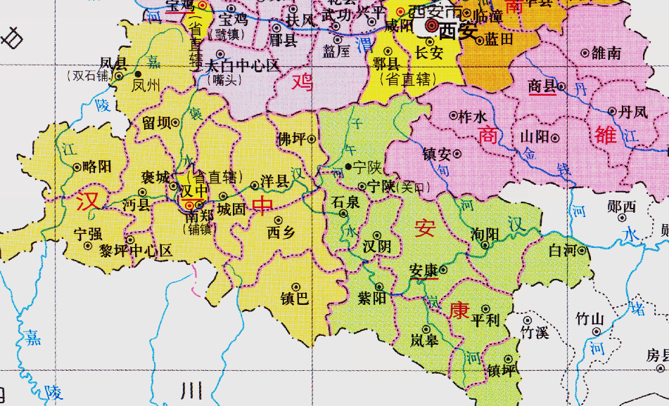 汉中市的辖区调整,陕西省的第7大城市,为何有11个区县?