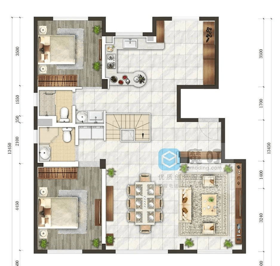 绿城西府海棠售楼处,北京石景山精装现房,下跃带院子即将售罄