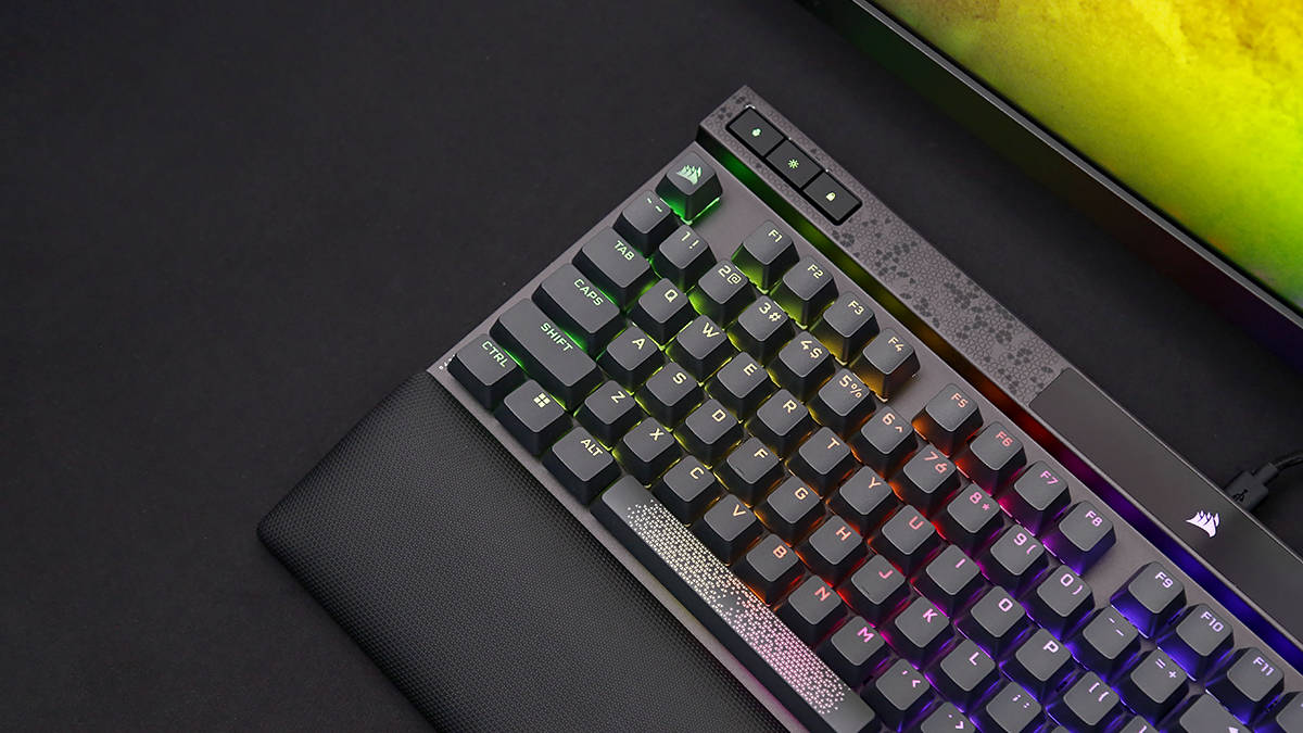 美商海盗船k70 max rgb磁轴游戏键盘评测:可调磁轴,性能拉满_处理