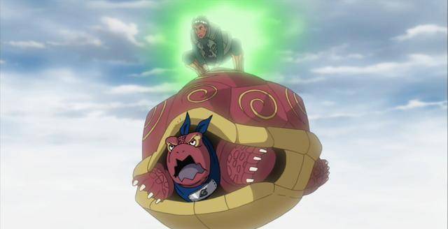 整部火影忍者看下来,迈特凯的忍龟就起到了一个踏脚石的作用,不要说和