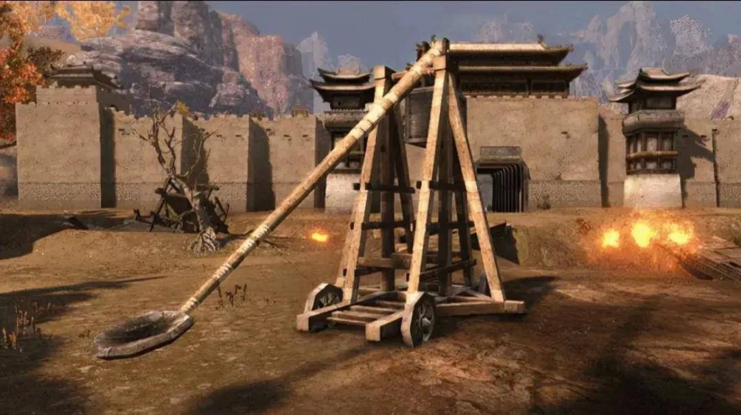 古代攻城利器:投石器这下城中更是炸了,赵军非但不进攻,还每天送粮食.