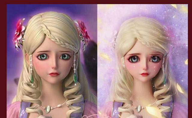 当叶罗丽开启"梦幻美颜",冰公主秒变网红,灵公主神似洋娃娃!
