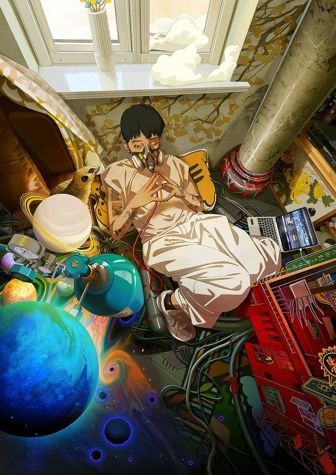 孙无力的66幅插画