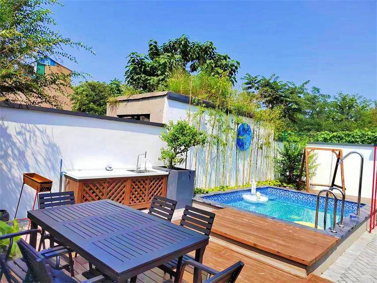 秦皇岛北戴河乐田雅居民宿,看这中式园林小院,包院2500起巨划算!