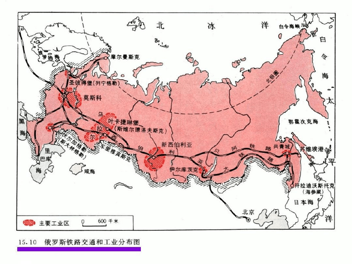 世界铁路网分布图图片