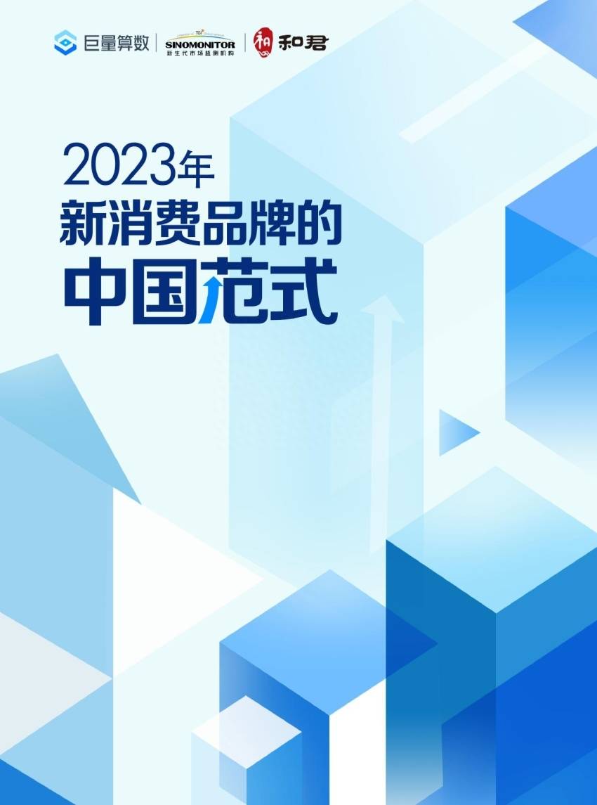 2023年新消费品牌的中国范式