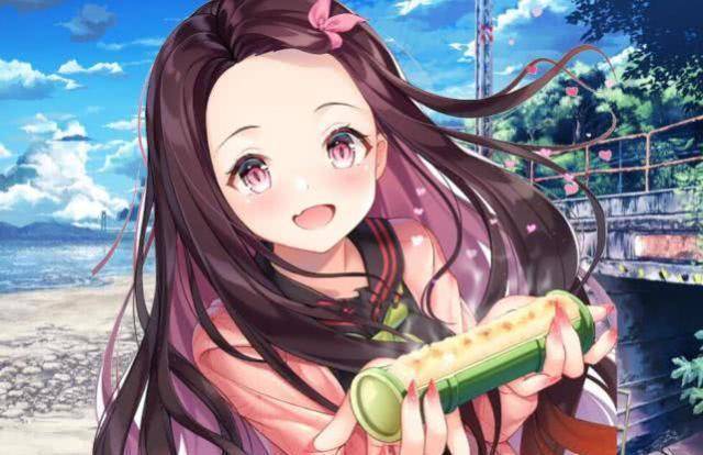 当祢豆子摘下竹筒,清新脱俗似仙女,看了都移不开眼_象征_美少女_形象