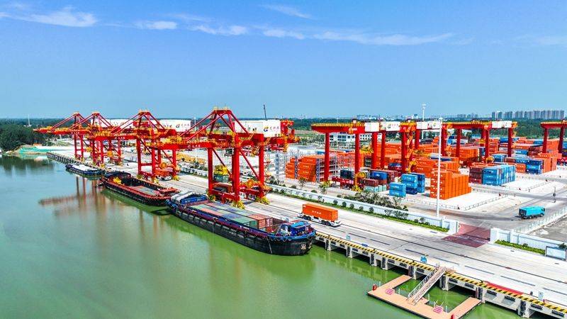 通江达海好"运"来 | 济宁大运河上,龙拱港!_自动化_港口_智能化