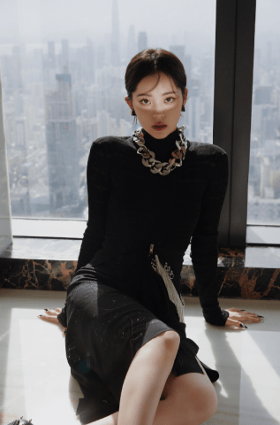 欧阳娜娜终于瘦了!