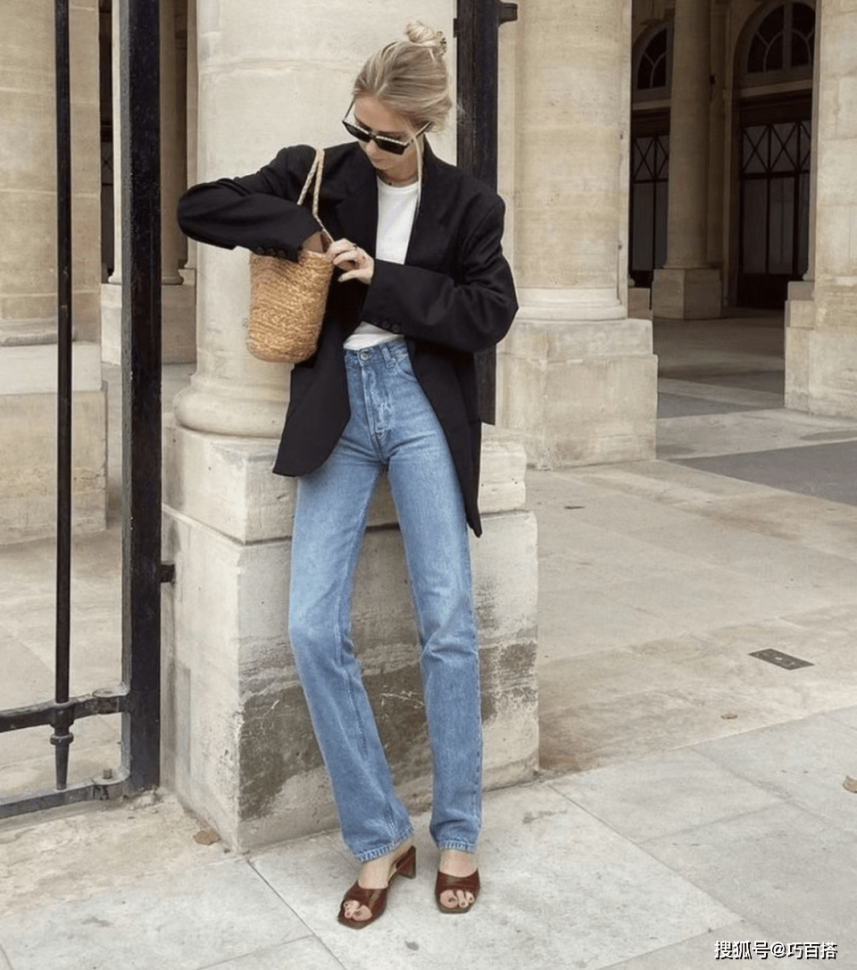 今秋"高跟鞋 牛仔裤",职场人士的开场白,精致又高级_女性_造型_款式