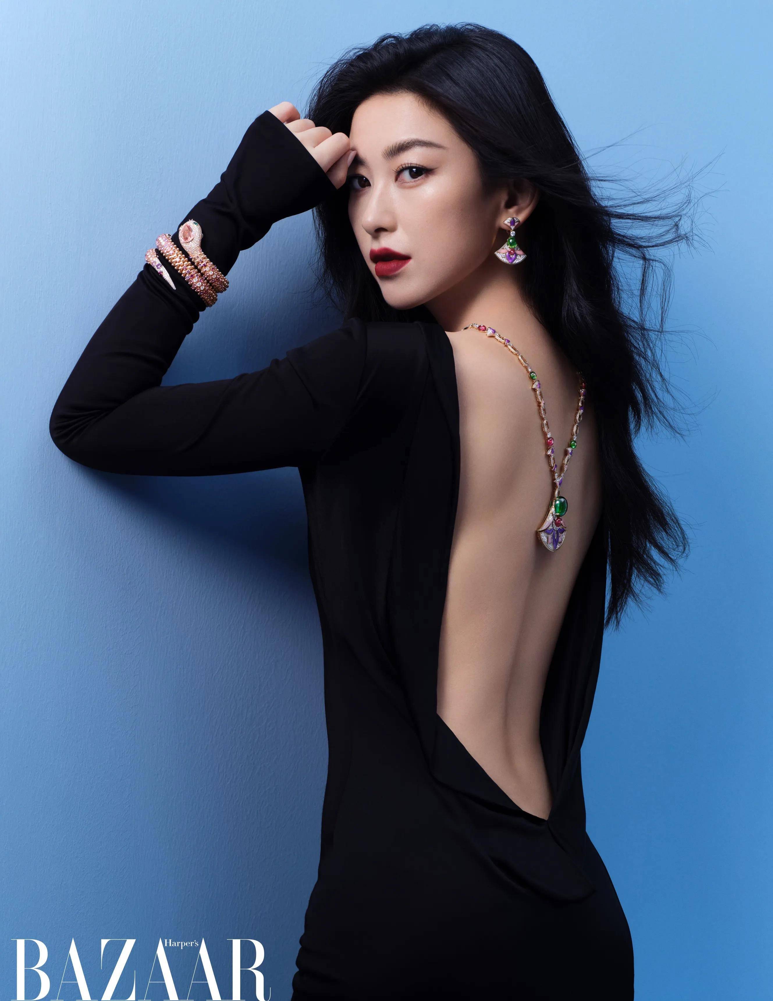 朱珠_时尚_黑色