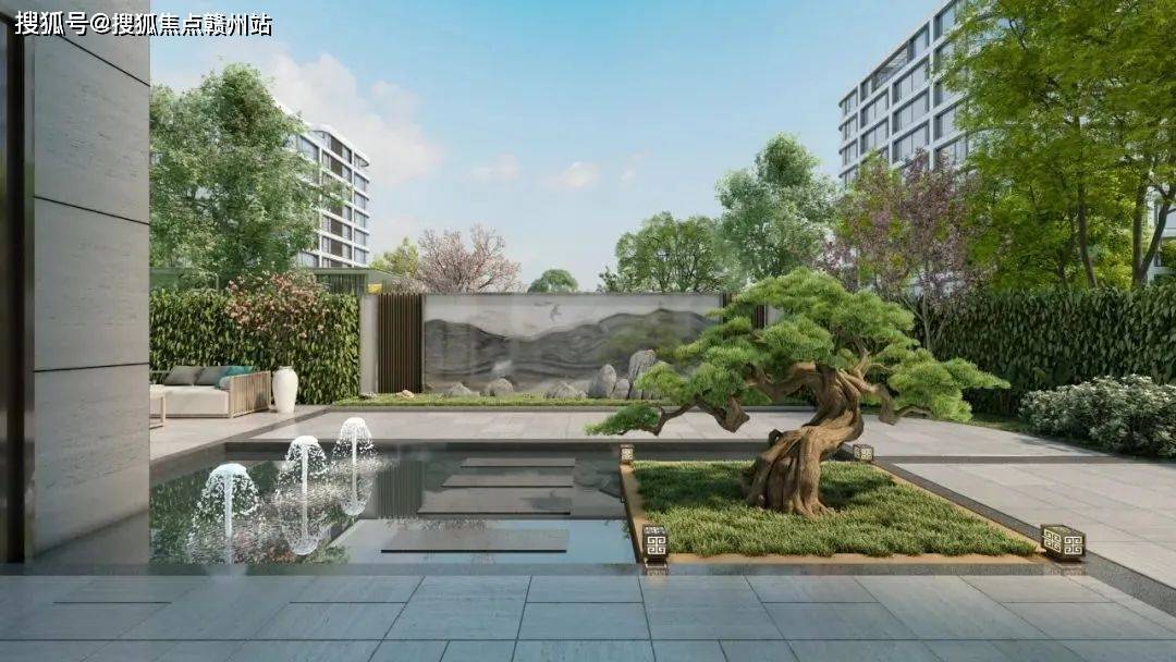 亿联之江心月景观效果图项目从入口处开始,每一步都充满了仪式感,而