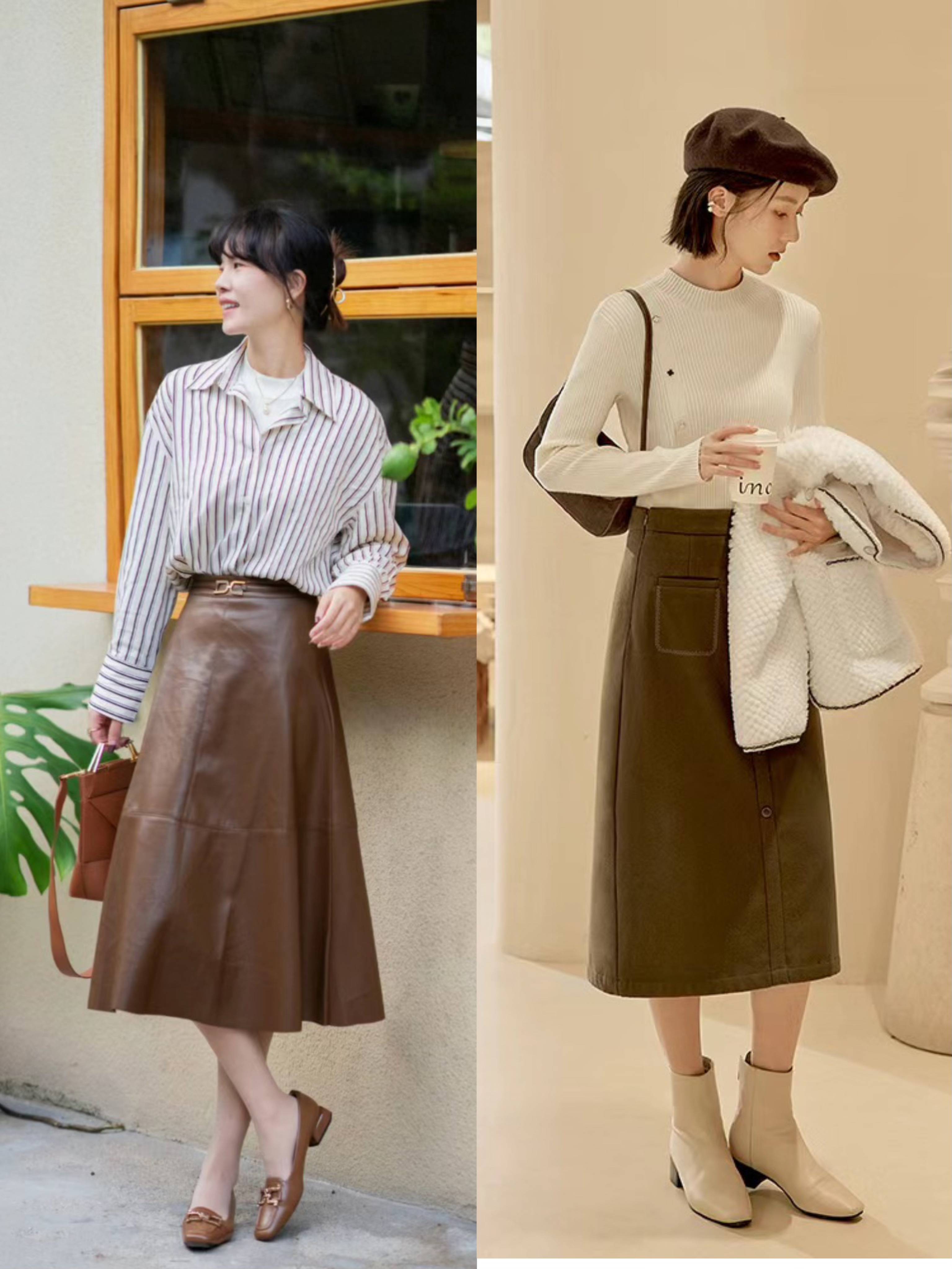 春季流行的"美拉德"穿搭,最全搭配公式来了,照着穿太高级了_棕色_时尚