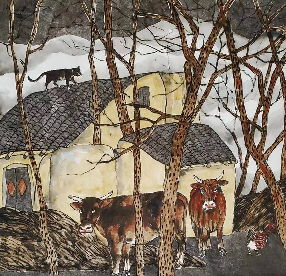 高岩|水墨之境-2023年度中国当代书画名家作品鉴赏_高原_陕西省_美术