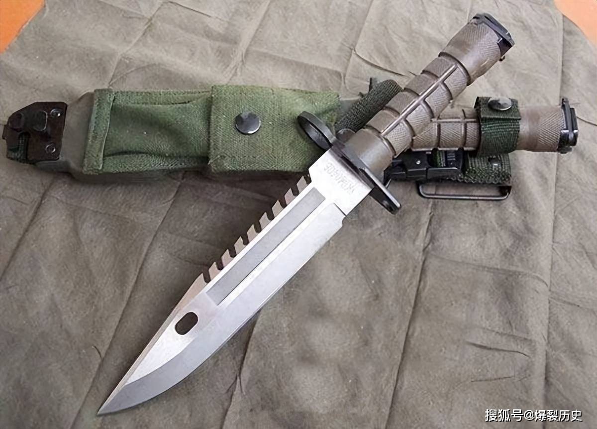 m9的这一套设计是非常成功的,现在很多国家的军用刺刀身上都有它的
