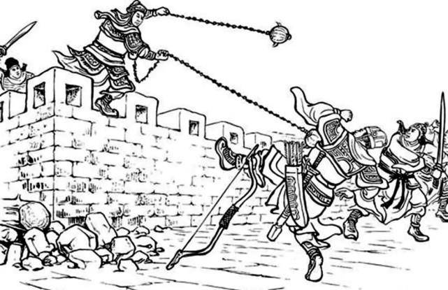 众多三国演义人物中,还有三个使用流星锤的武将_关羽_甘宁_王双