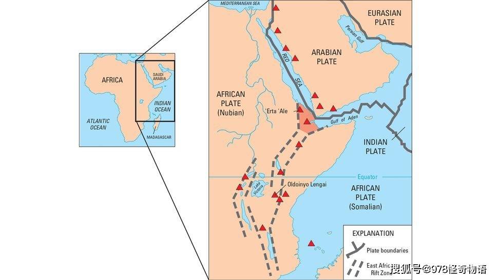 东非大裂谷 示意图图片
